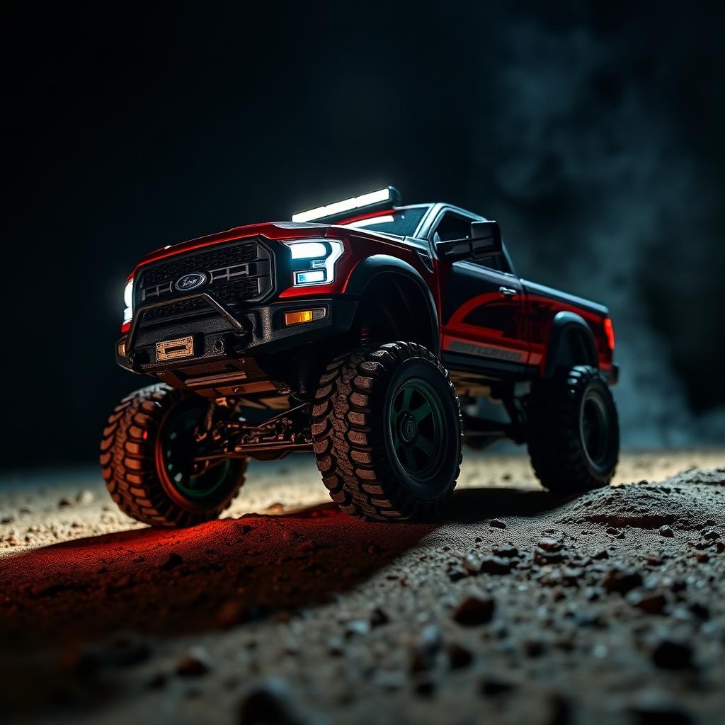 Lifted off-road truck replica